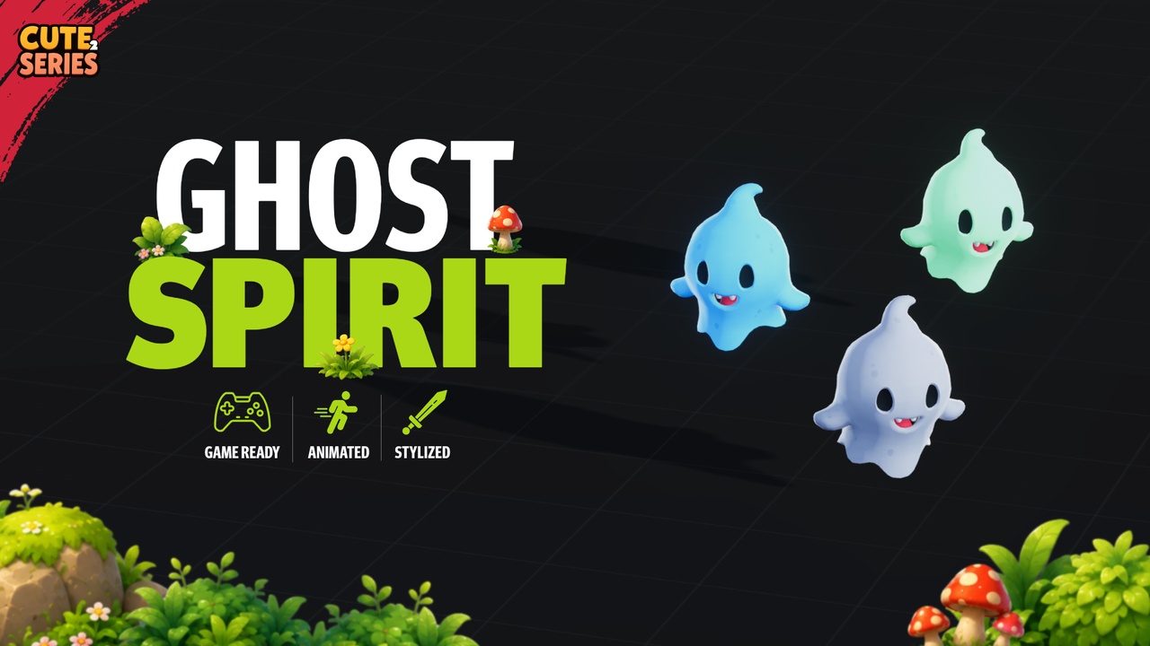 Media 1 for listing Ghost Spirit Cute Series