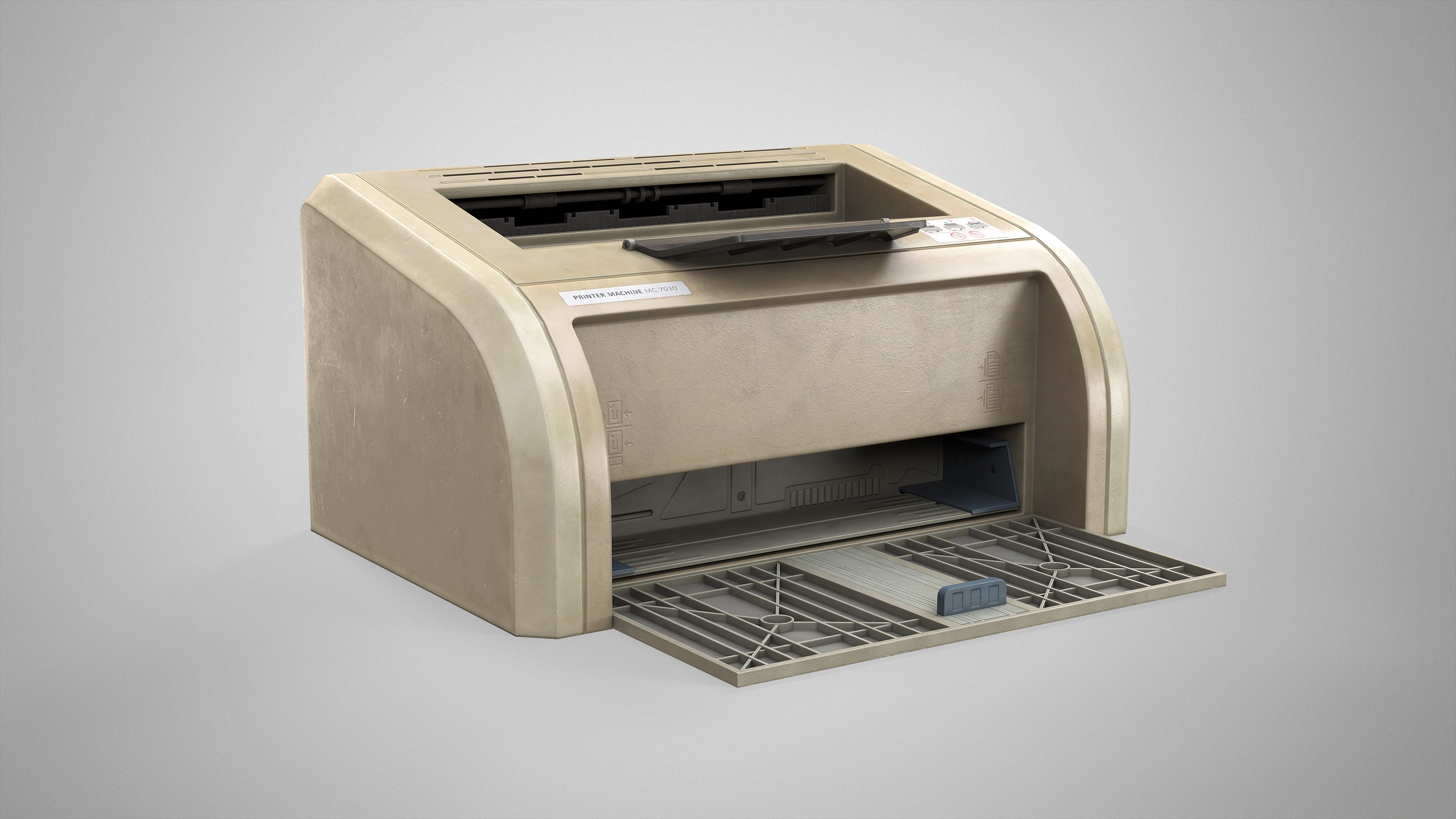 Media 1 for listing Old Office Printer - Retro Photocopier Game Ready AAA Low-poly 3D model