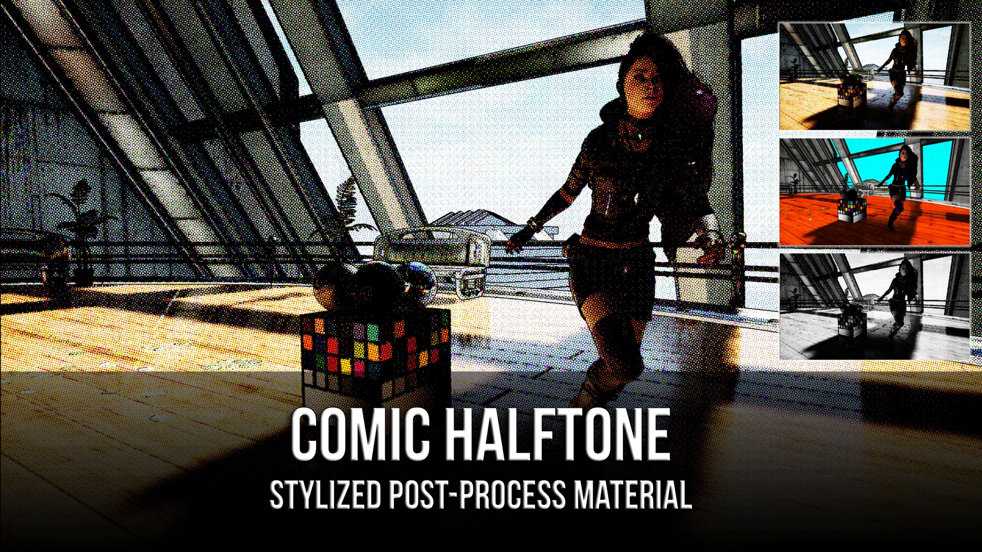 Media 1 for listing Comic Halftone Stylized Post-Process Material