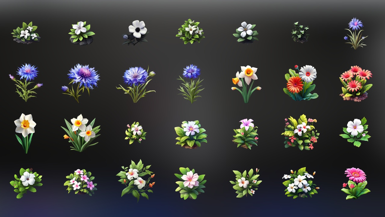 Media 1 for listing Flowers - Icon Pack