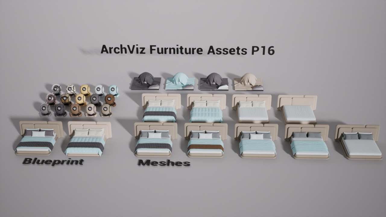 Media 1 for listing ArchViz Furniture Assets P16
