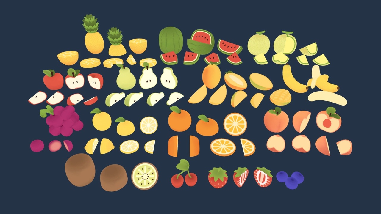 Media 1 for listing Cute Fruits Pack