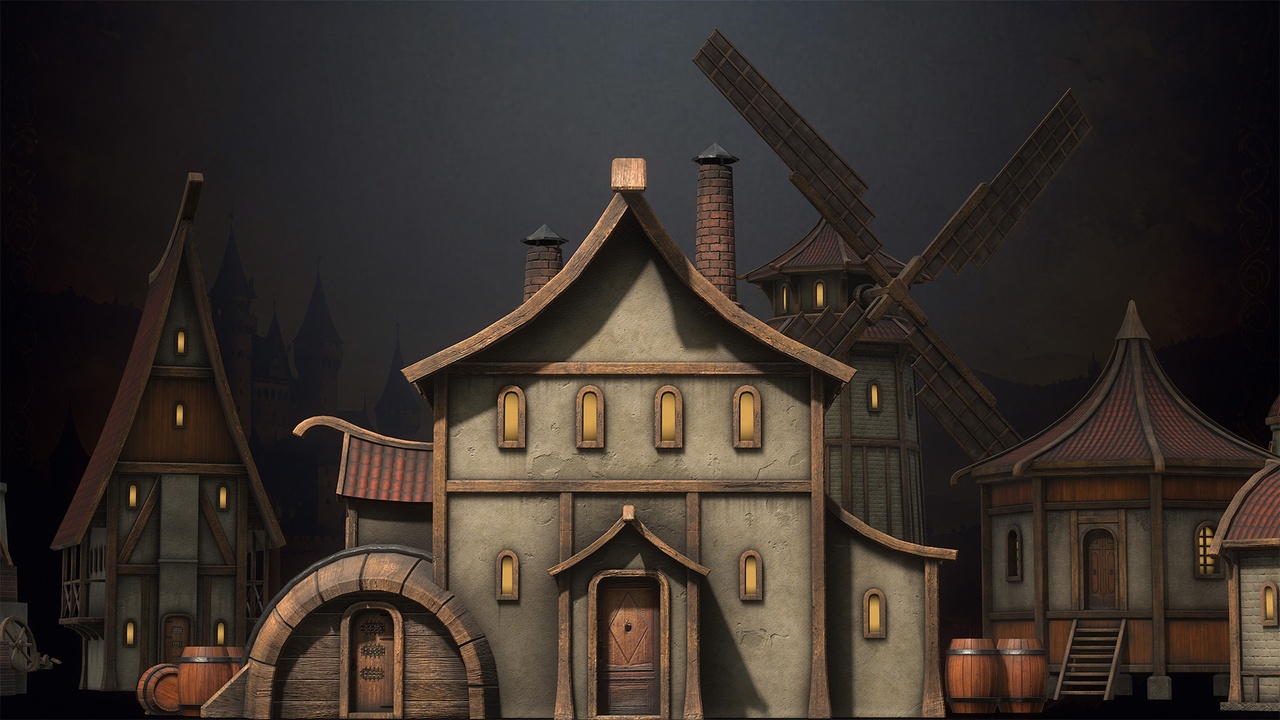 Media 1 for listing Medieval Fantasy Buildings