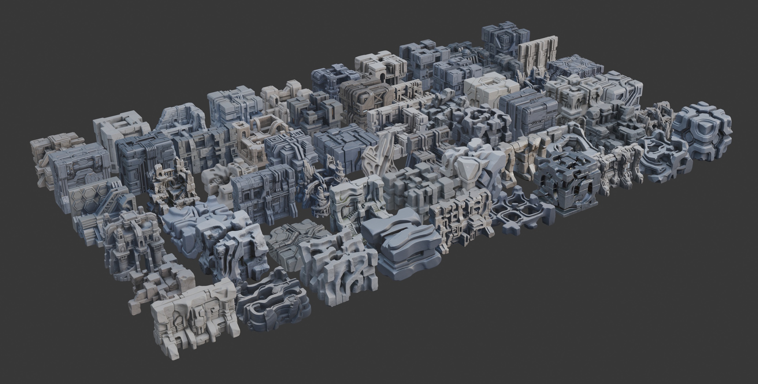 Media 1 for listing scifi structures set n2 2