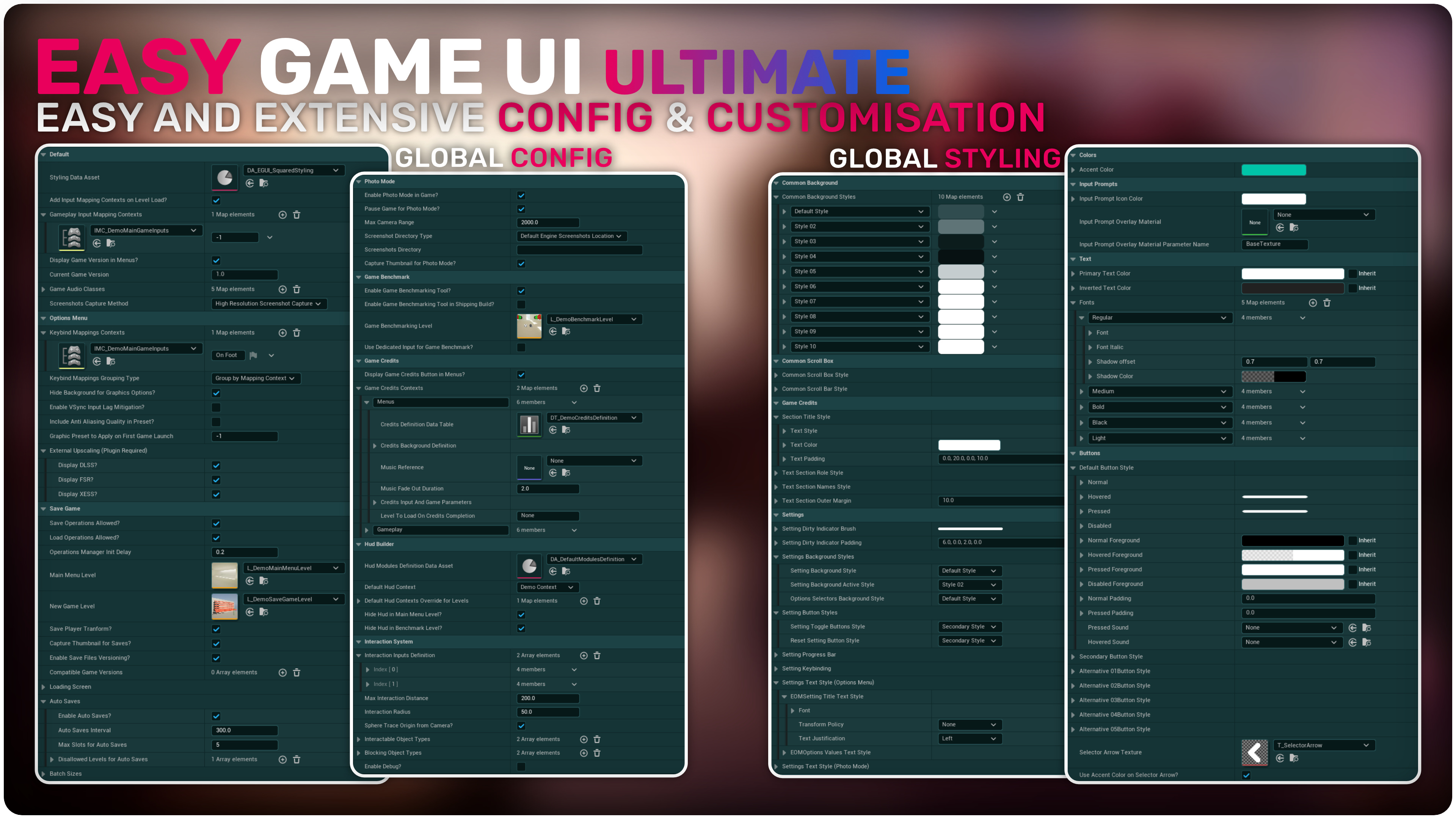 Easy Game UI Ultimate Download - Asset Unreal