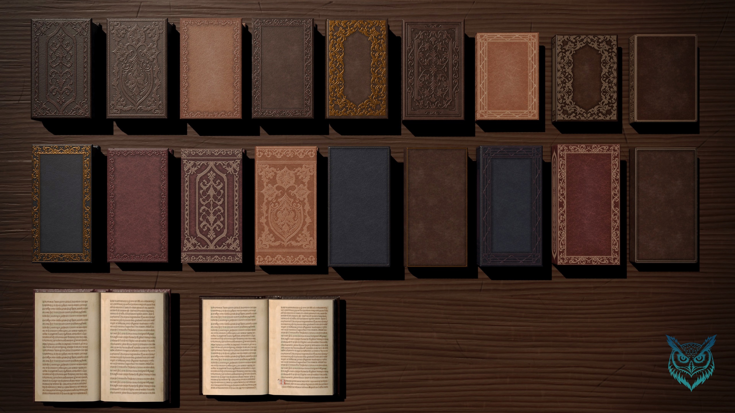 Media 1 for listing Medieval Book Pack - Game Ready