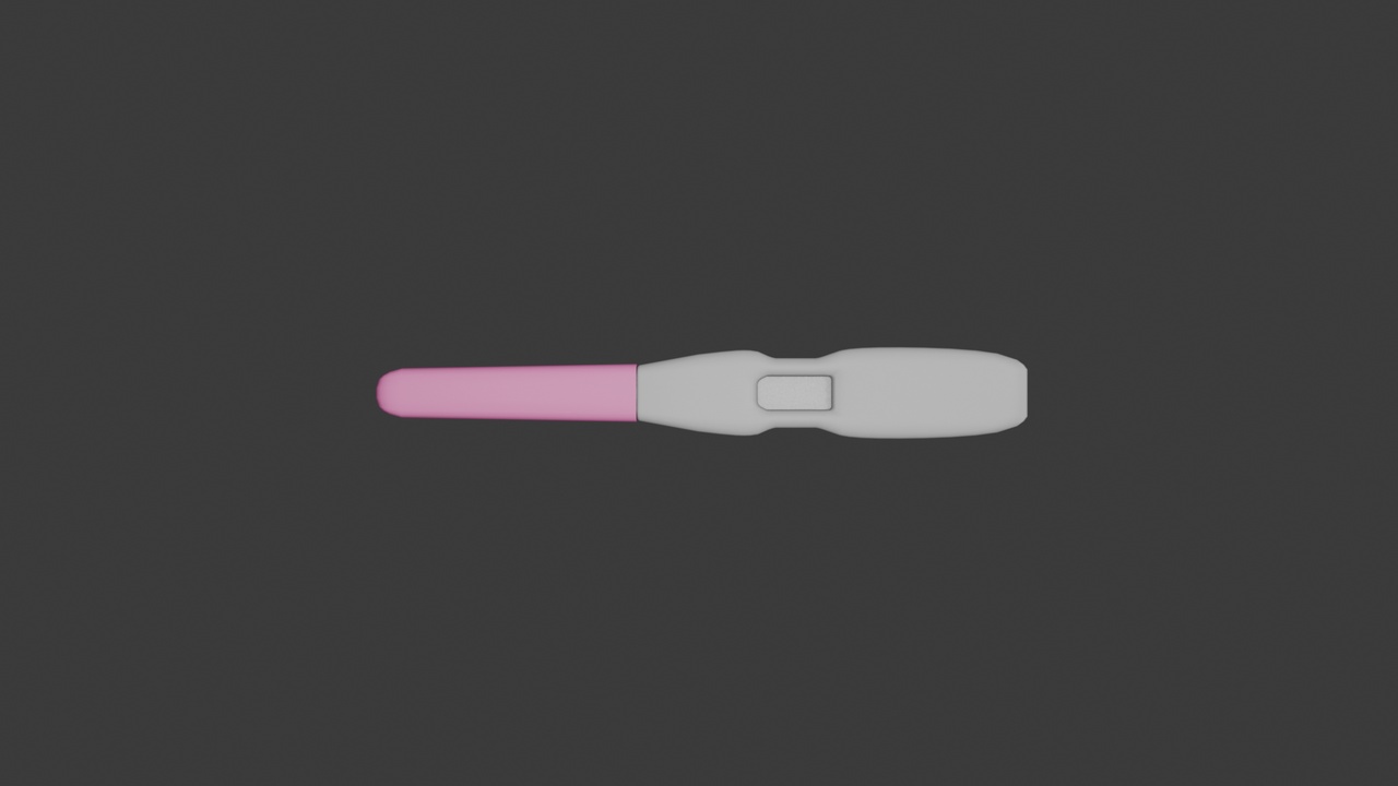 Media 1 for listing 验孕棒 pregnancy test （blender+fbx）