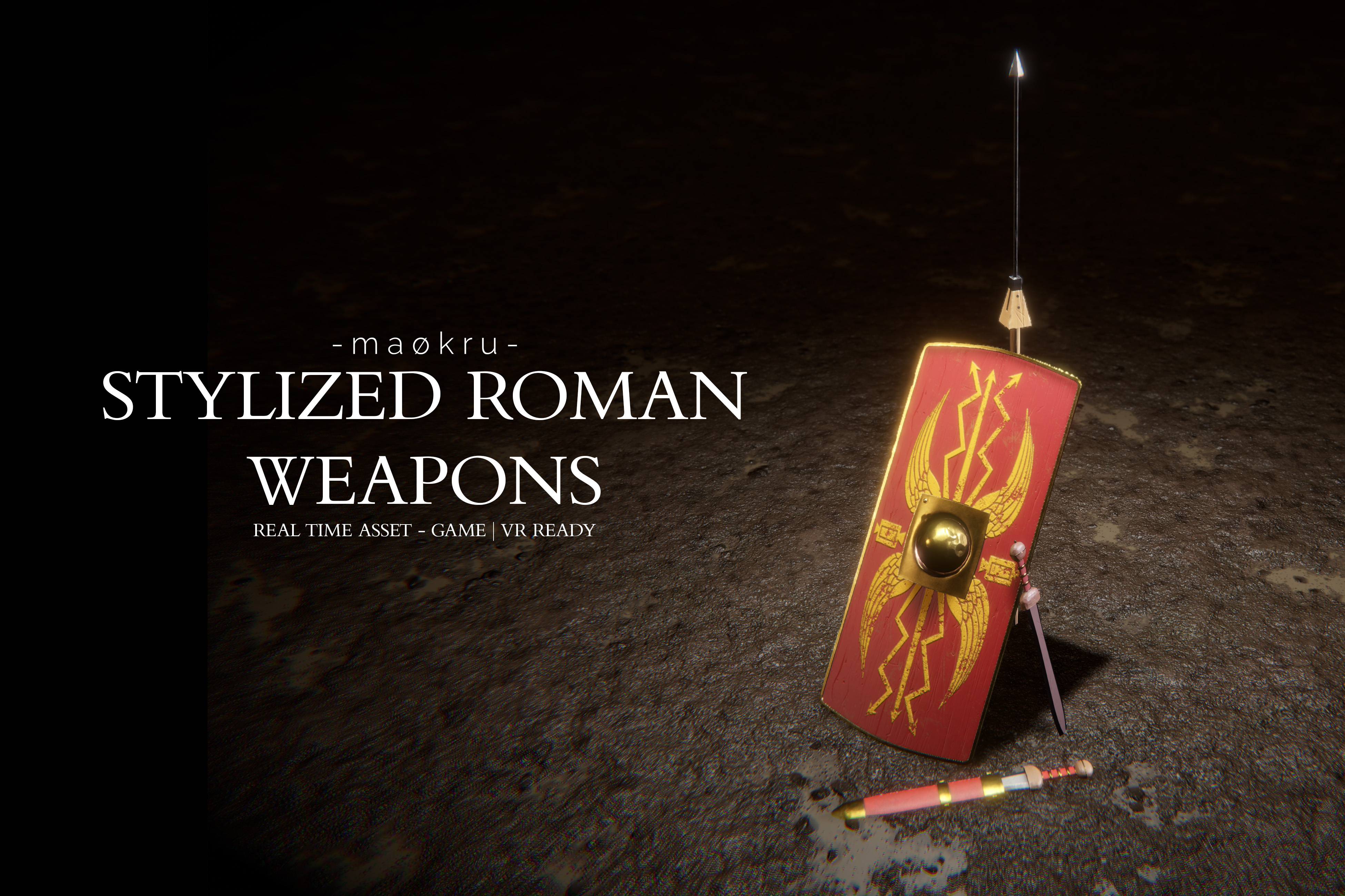 Stylized Roman Weapons | Fab