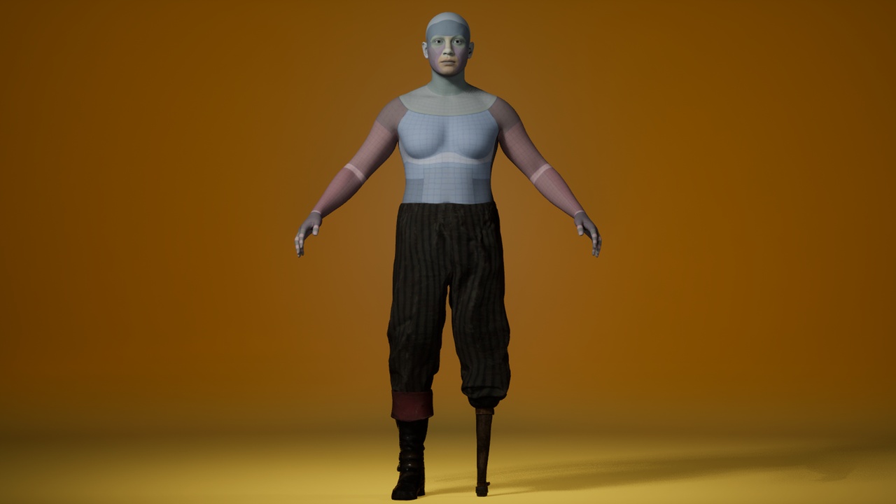 Media 1 for listing Pirate Bottom (Var. 2) - Metahuman
