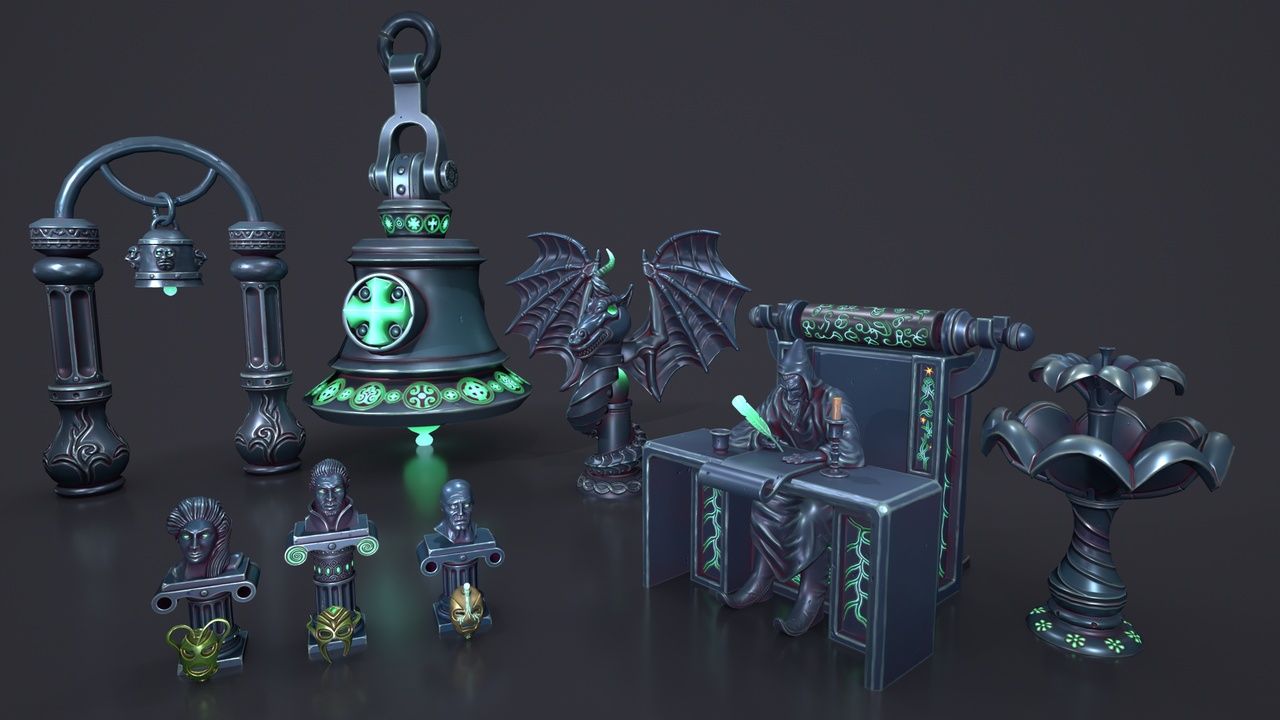 Media 1 for listing Fantasy Statues 2 Pack