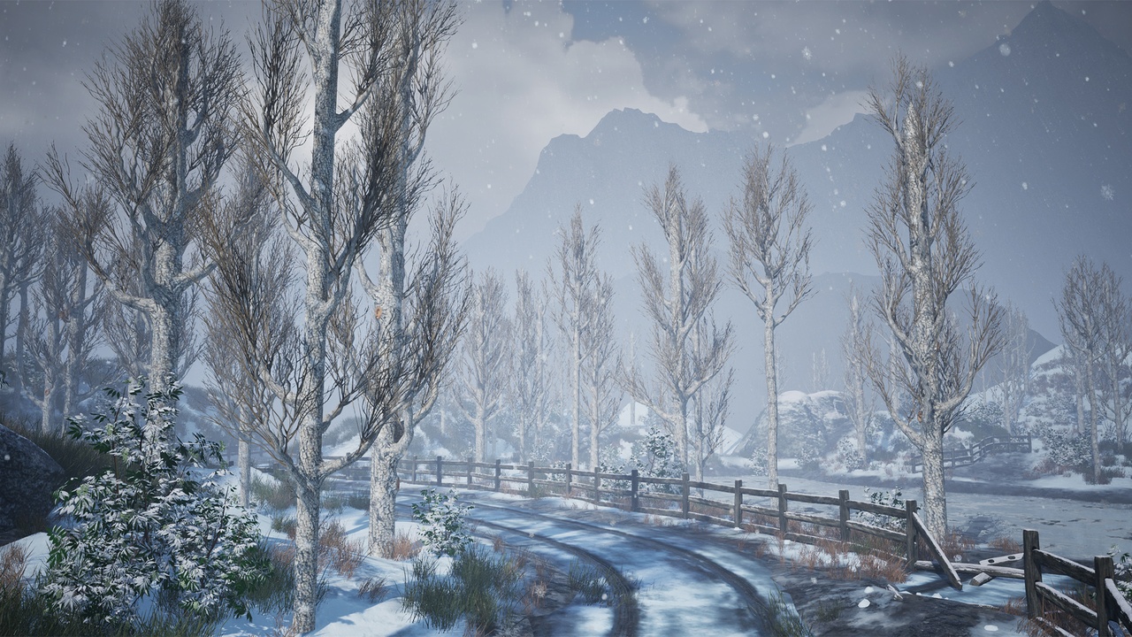 Media 1 for listing Realistic Mid Poly Winter Trees 27P