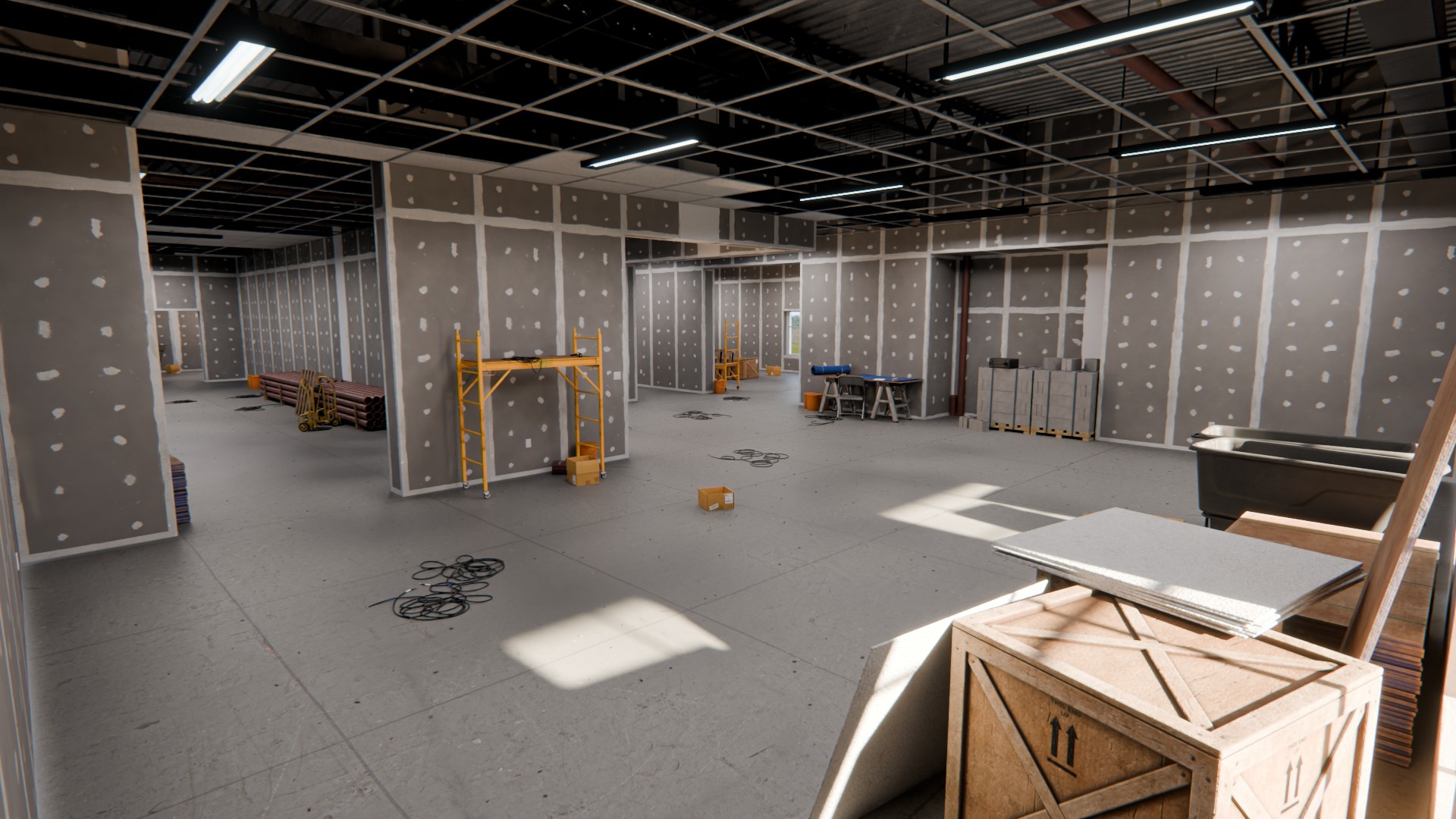 Construction Site Interior Environment | Fab