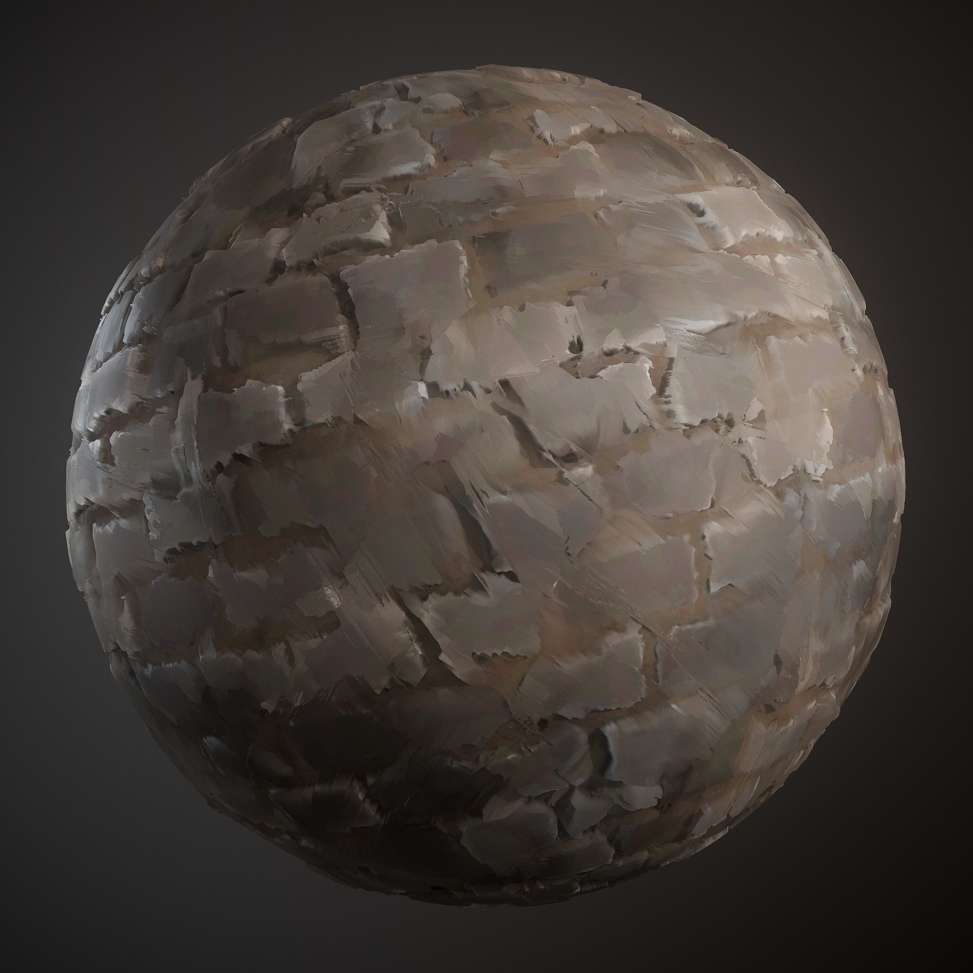 Media 1 for listing Substance Designer - Hand Painted Stone Pavement