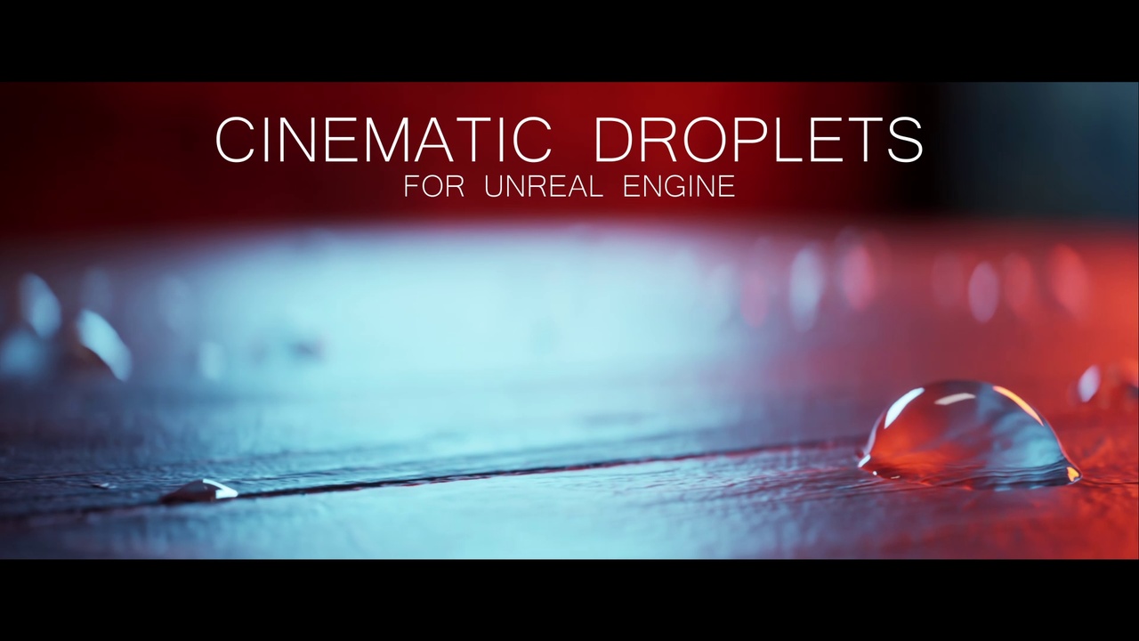 Media 1 for listing Cinematic Droplets Pack