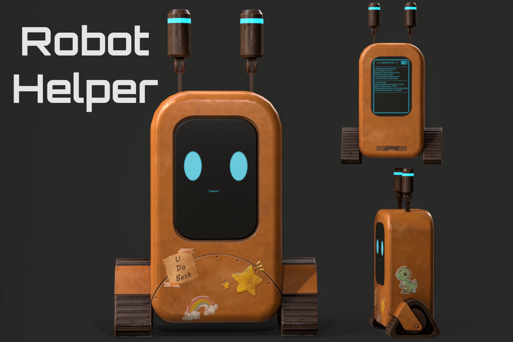 Sci-fi Robot Helper | Fab
