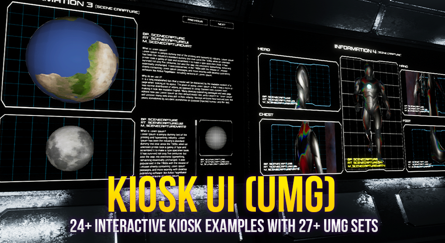 Kiosk UI (UMG) Design Pack