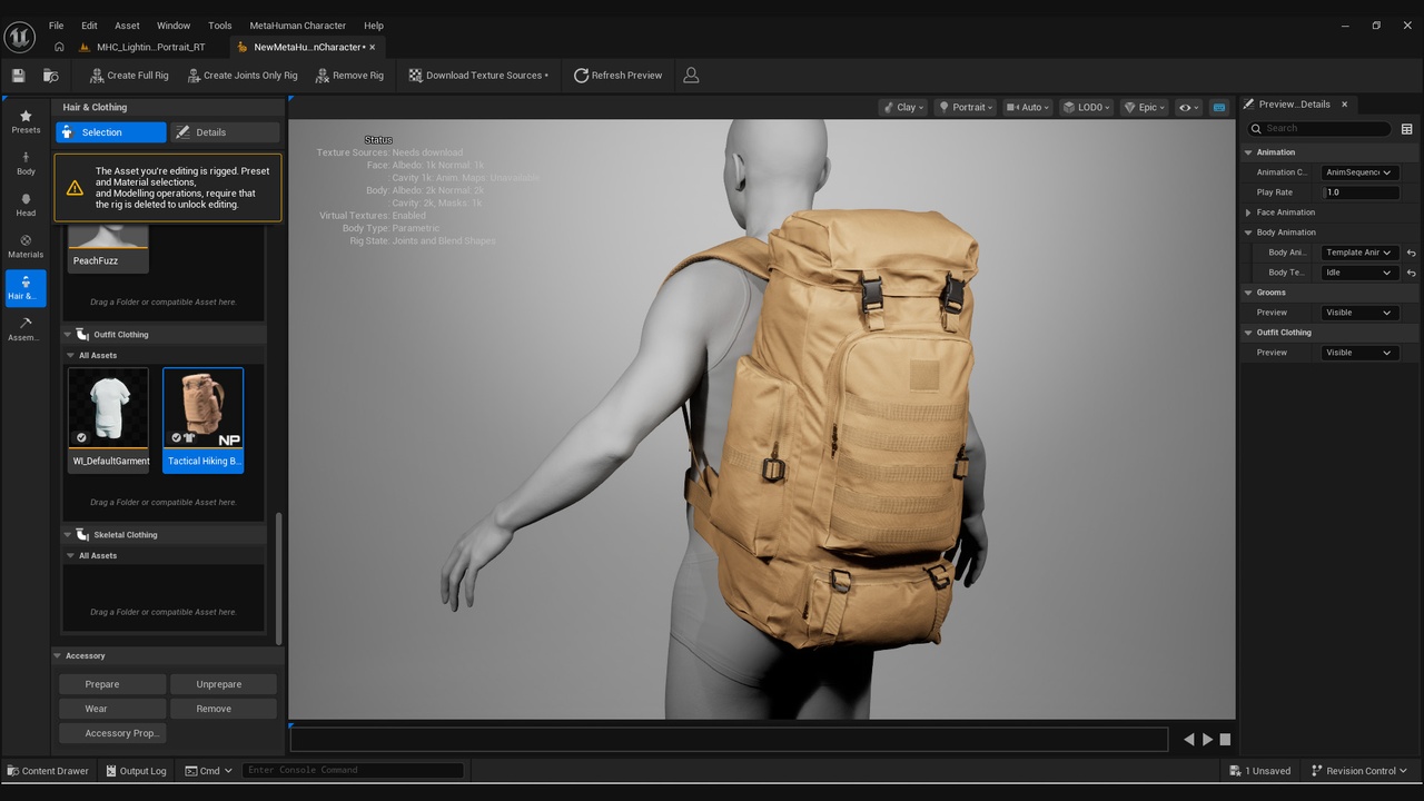 Media 1 for listing Tactical Hiking Backpack Metahuman 75 - MHPKG