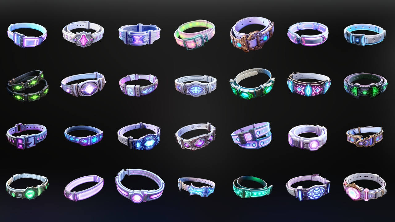 Media 1 for listing Fantasy Belts v2 - Icon Pack