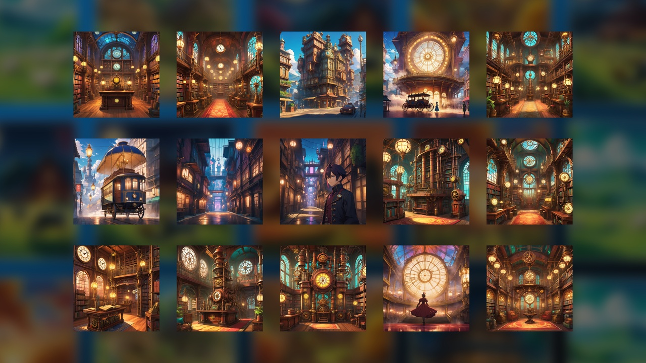 Media 1 for listing SteamPunk 01 Stickers