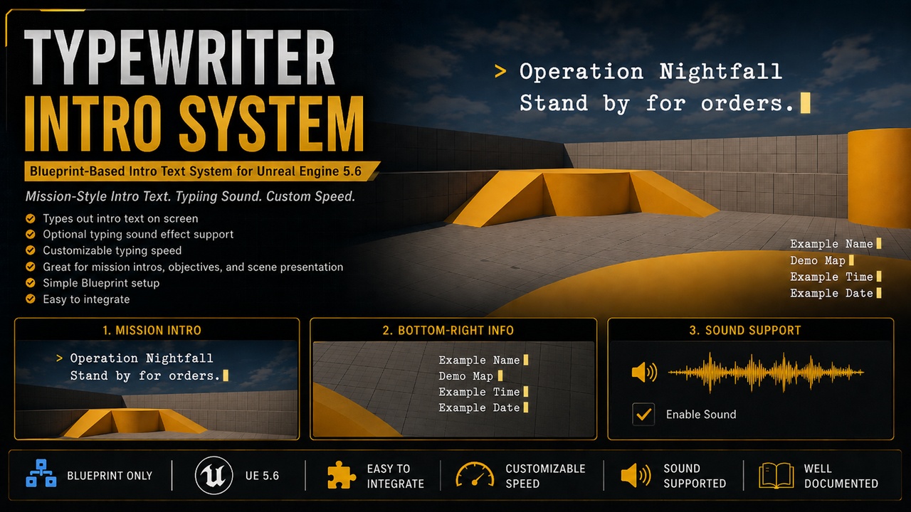 Media 1 for listing Typewriter Intro System