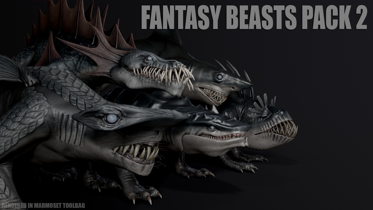 Media 1 for listing Fantasy Beasts Pack 02