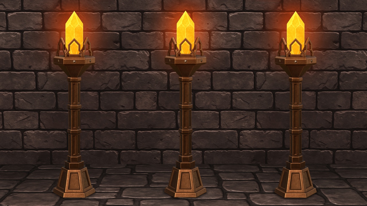 Media 1 for listing Medieval Torch Stand_2