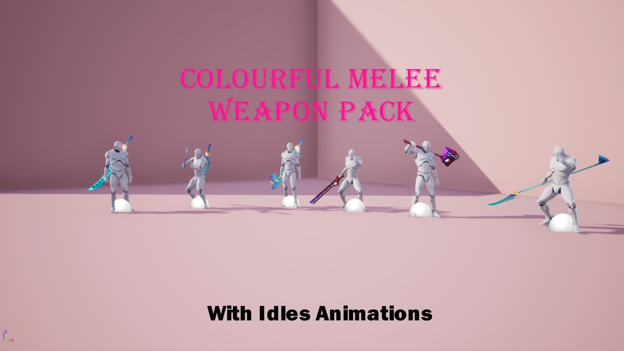 Media 1 for listing Colourful Melee weapon pack!