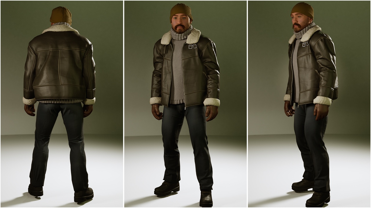 出品Modular Winter Casual Heroes Pack. Metahuman Compatible.のメディア1