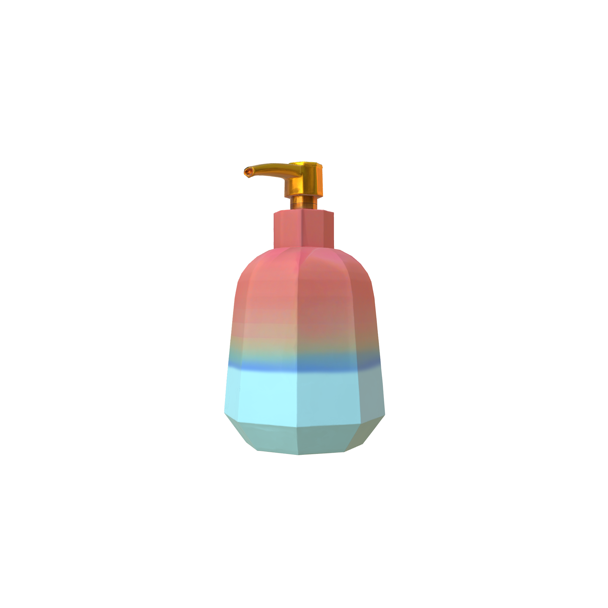 Gradient color lotion container 3d model | Fab