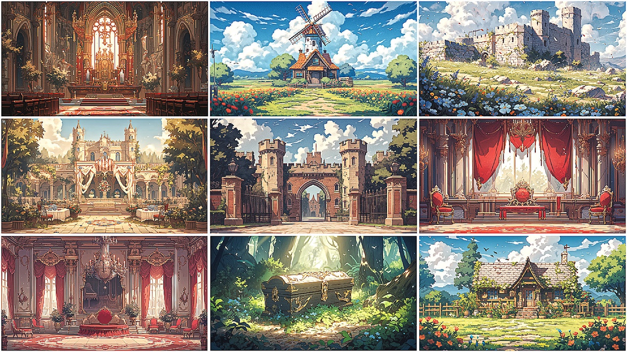 Media 1 for listing BACKGROUND - Pixel Medieval 1