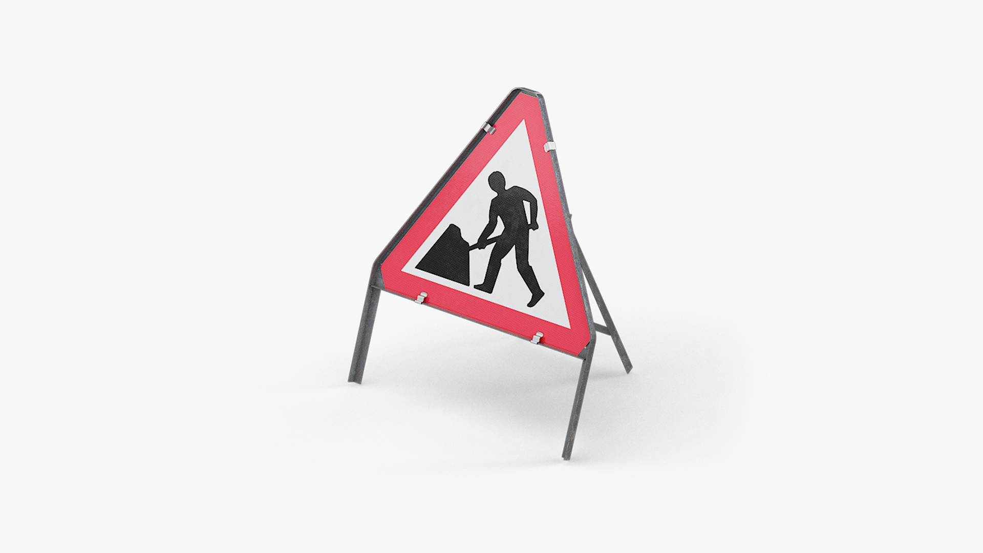 Men At Work Triangular Road Sign | Fab