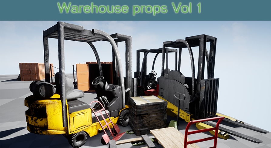 Warehouse Props Vol 1 | Fab