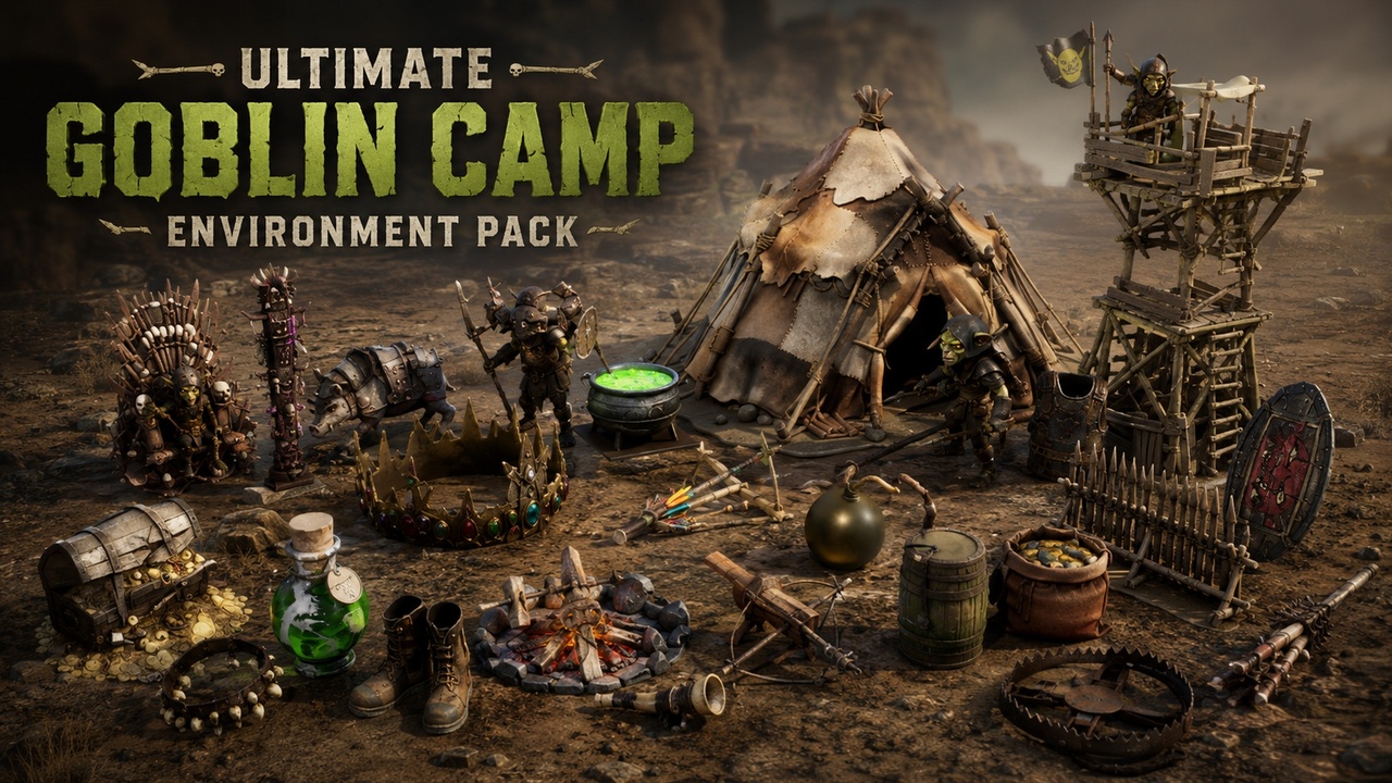 Media 1 for listing Ultimate Goblin Camp Environment Pack