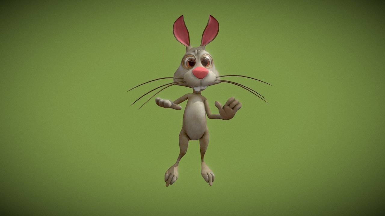 الوسائط 1 للقائمة WJ008 Cute Rabbit With Dance Animations