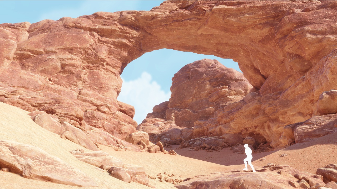 Media 1 for listing Desert Cliffs and Rocks — Unity