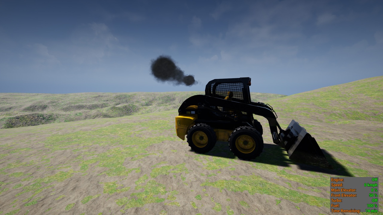 Media 1 for listing Driveable Physic Based Excavator + Rocks Blueprint