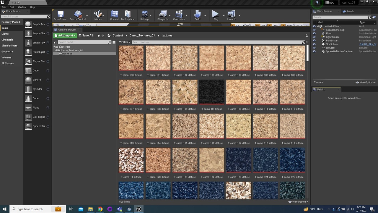 Media 1 for listing 500 Camouflage Textures