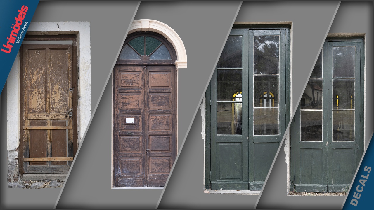Media 1 for listing Decals Old Doors and Windows