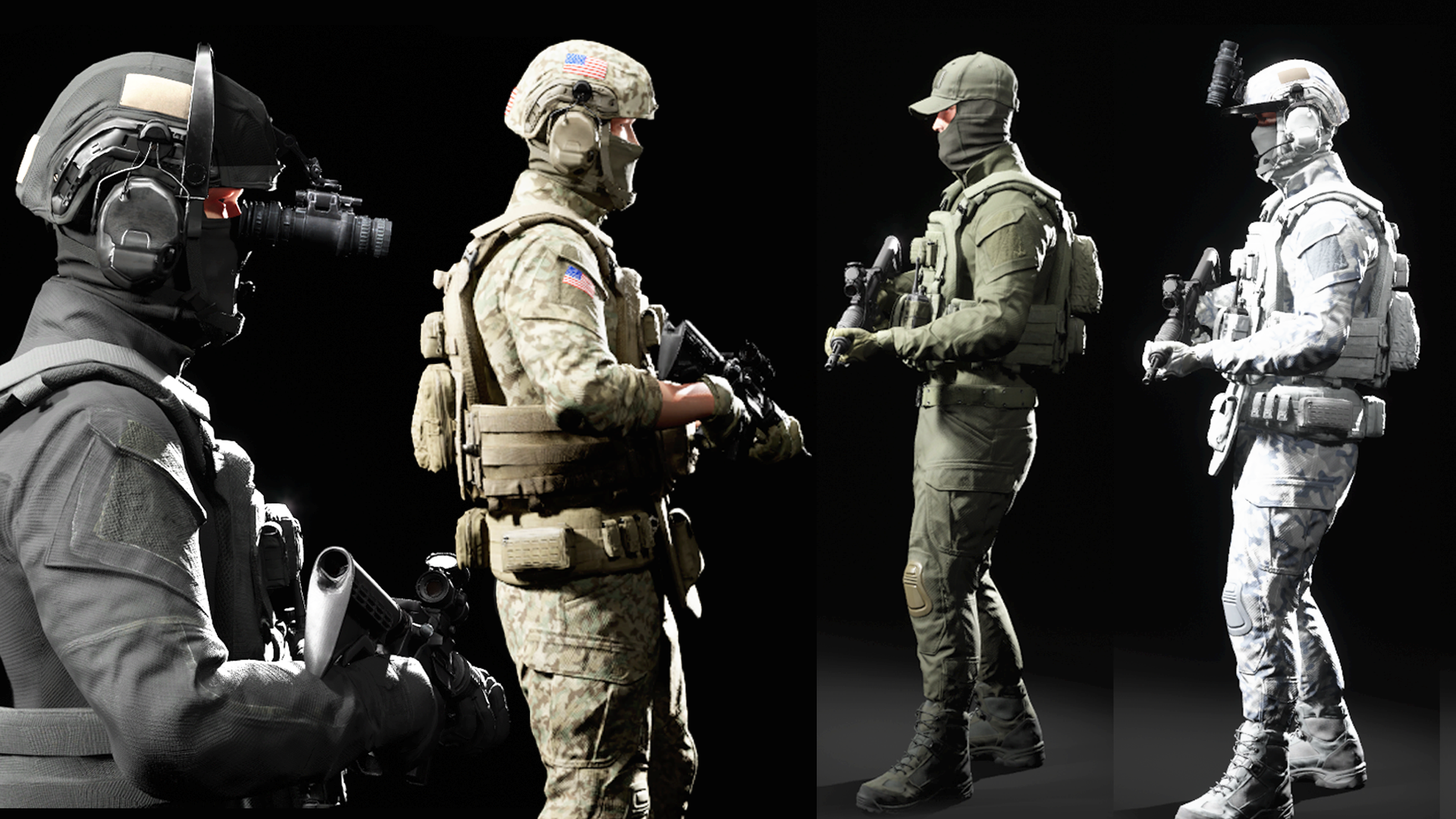 MODULAR SOLDIER | Military Character Pack | Fab