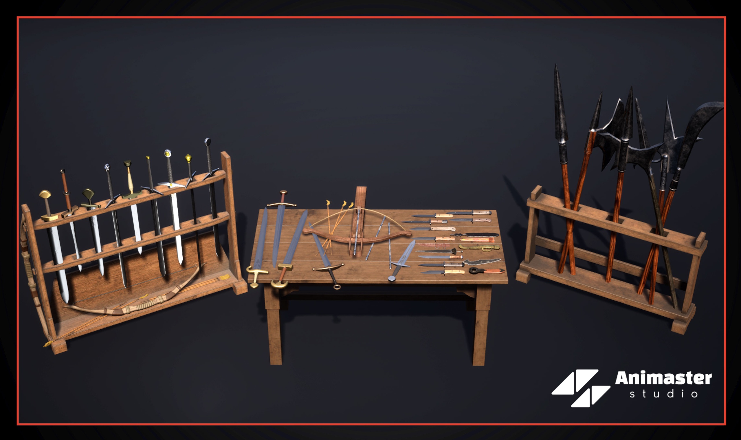 Media 1 for listing Medieval Weapon Pack