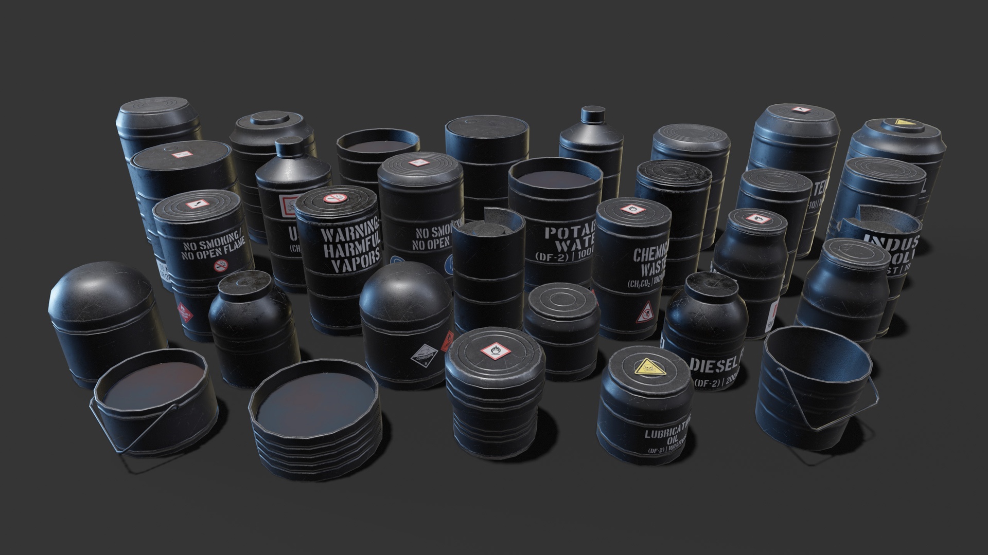 Media 1 for listing Industrial Barrels And Containers Pack