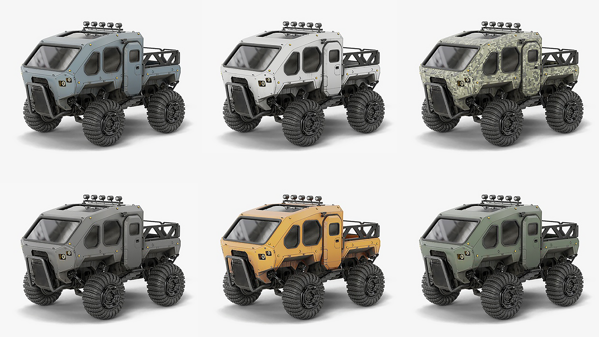All Terrain Vehicle Futuristic Rover | Fab