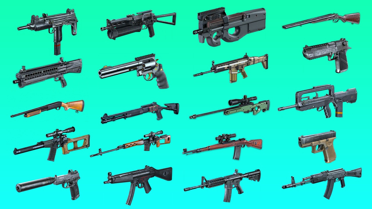 Media 1 for listing Modern Combat Weaponry Icon Collection