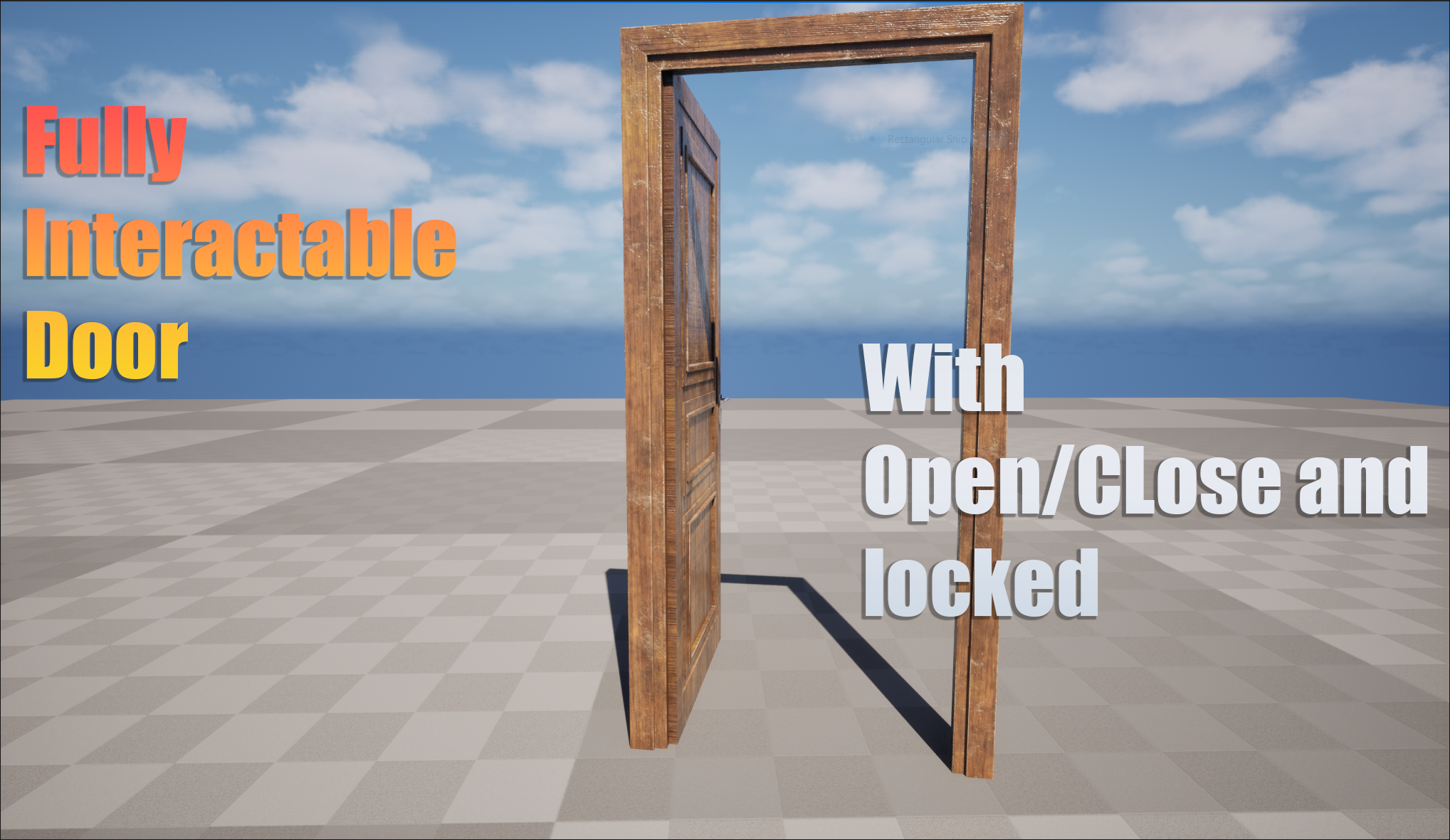 Interactable Fully Interactable Door System | Fab