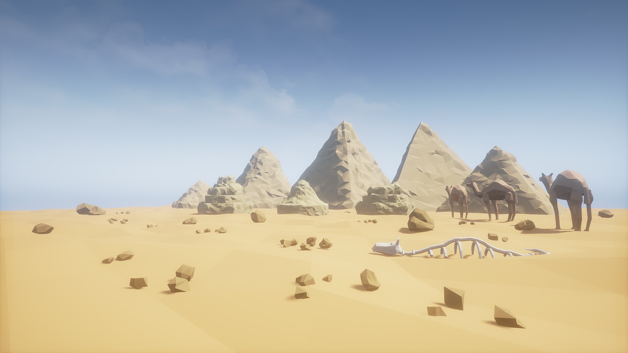 Media 1 for listing Low Poly Desert Egypt