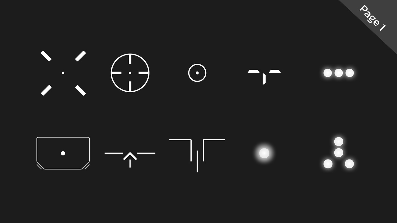 Media 1 for listing Modern Crosshair Pack