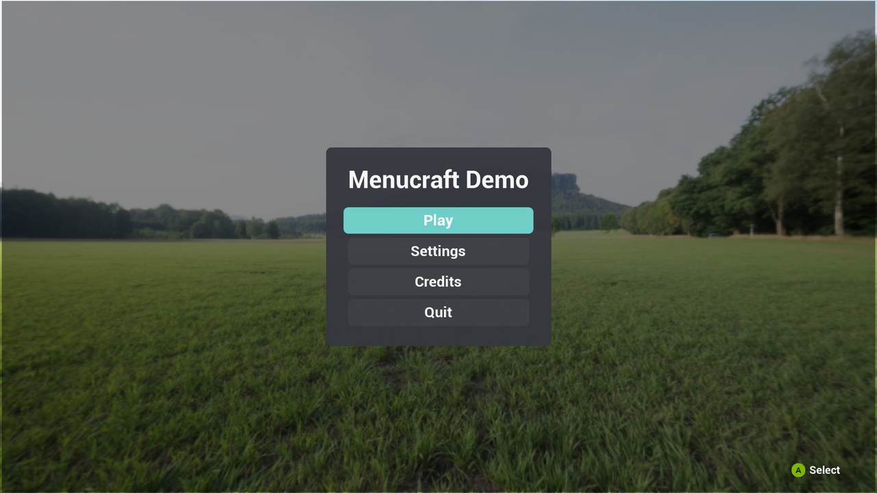 Media 1 for listing Menucraft: Menus & Settings UI