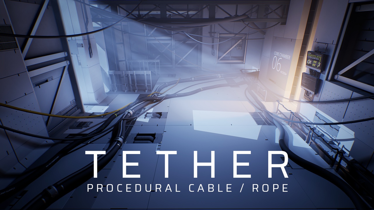 商品 Tether - Procedural Cable / Rope Tool 的媒体 1