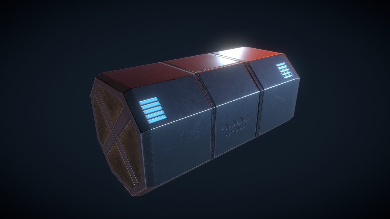 出品Fantasy Futuristic Crate 2 JFG - Roblox ShowPropのメディア1