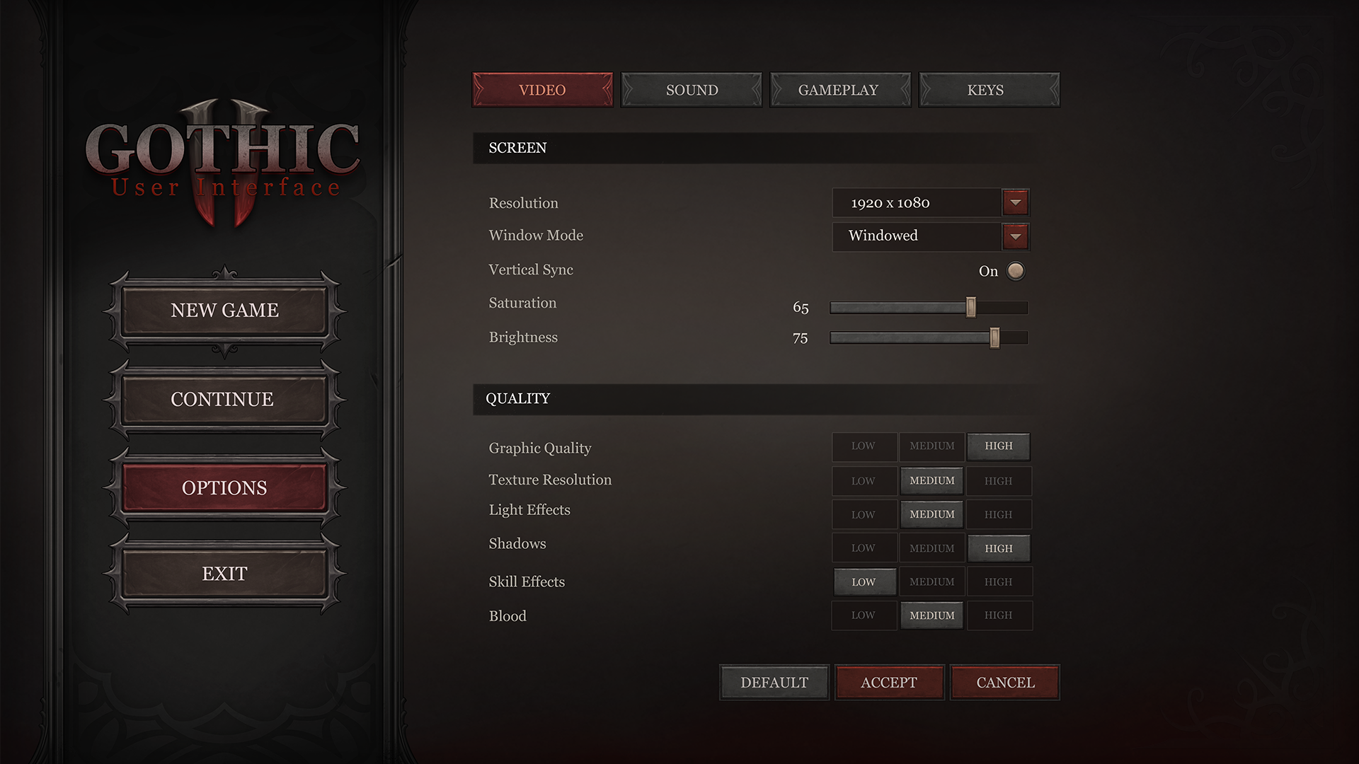 Media 1 for listing Gothic UI 2